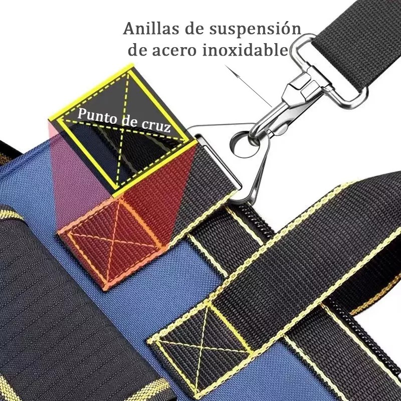 Husky Organizadores De Bolsas Herramientas Con Fondo De Plástico