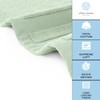 White Classic Luxury Bath Mat Floor Towel Set - Absorbent