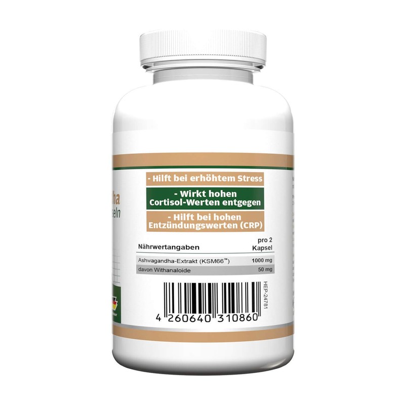 Zec+ Nutrition Health+ Ashwagandha 90 Capsules High Dose Indian Ginseng