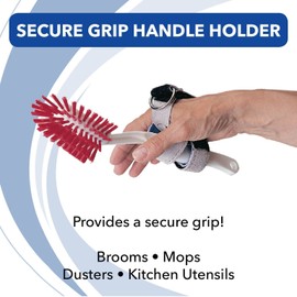 Sammons Preston - 63394 Grasping Cuff, Secure Grip Handle Holder Holds Kitchen Utensils & Bathroom Aids, Picker Up Tool & Assistive Daily Living Aid for Weak Grip & Hand Strength