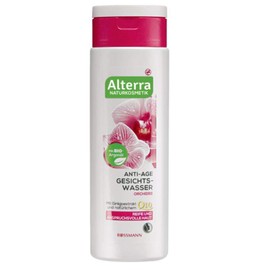 Anti-Age Facial Toner Orchid - for Mature & Demanding Skin with Organic Argan Oil, Ginkgo Extract & Natural Q10, Certified Natural Cosmetics, Vegan - 150 ml