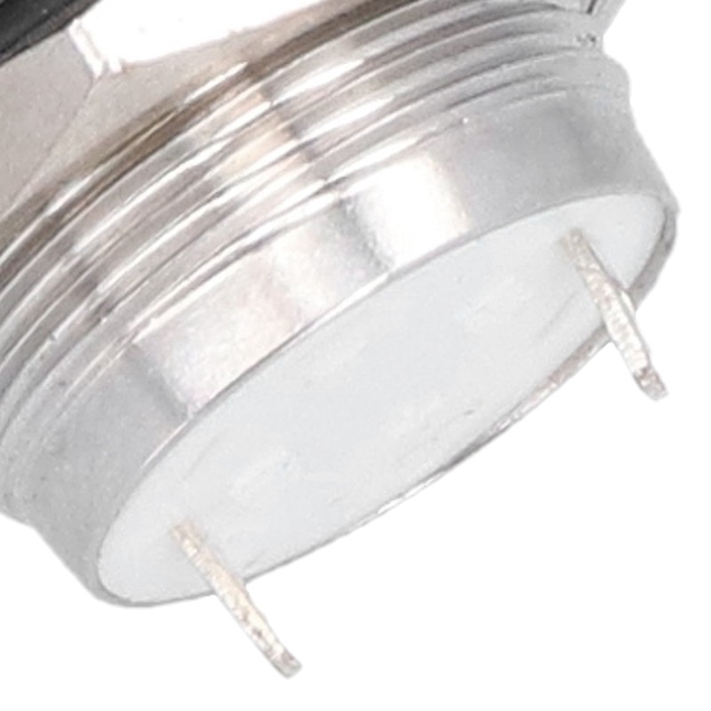 5Pcs Flat Top Button Switch Stainless Steel Waterproof Screw Terminal