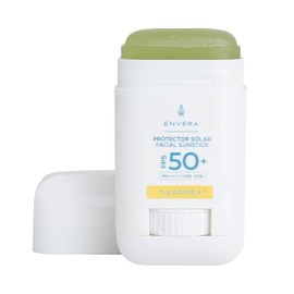 ENVERA | Protector Solar Facial y Corporal 3 en 1: FPS 50+ UVA/UVB Unisex | 15gr | Invisible, Humectante, Antioxidantes | Bloqueador Solar en Barra Hipoalergénico | Skincare Vegano