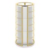 NearMoon Toilet Paper Organizer Stand, Free Standing 3 Rolls Tissue