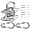 Aifeier ET 2 Sets 304 Stainless Steel Diamond Pad Eye