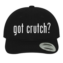 got Crutch? - Soft Black Dad Hat Baseball Cap, One Size