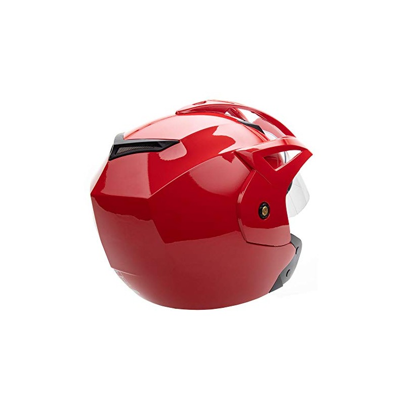 MMG 20 Motorcycle Scooter Street Open Face Helmet DOT -