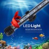 MQUPIN Fish Tank Light,Submersible LED Aquarium Light,Color Changing Fish Tank