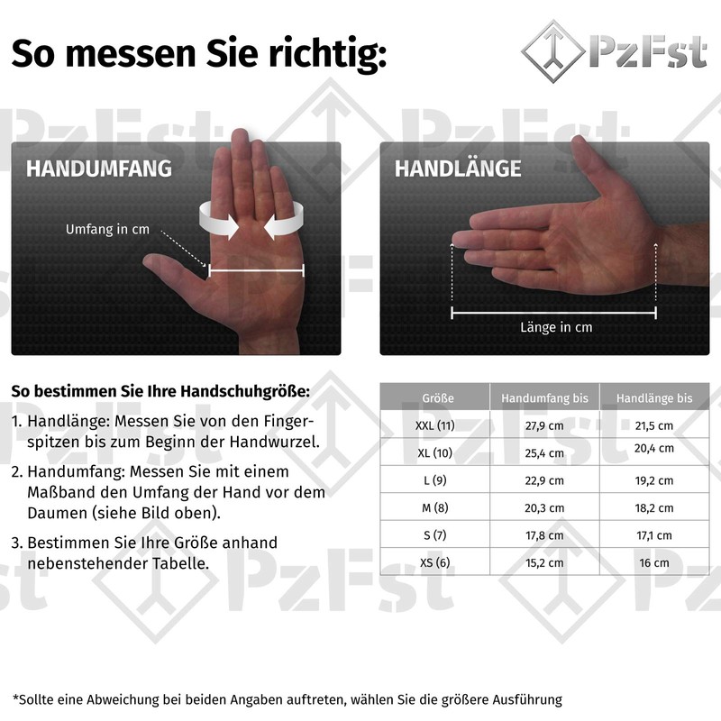 PzFst 8177 SpCFR Special Forces Glove with Cut Protection Made