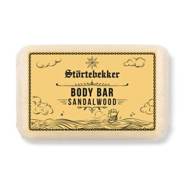NEU: Störtebekker® Premium Body Bar Sandelholz | Festes Duschgel Männer | Feste Duschseife Herren & Damen | Natürliche Reinigung, herrlicher Duft | handgefertigt & ohne Zusätze (120g)