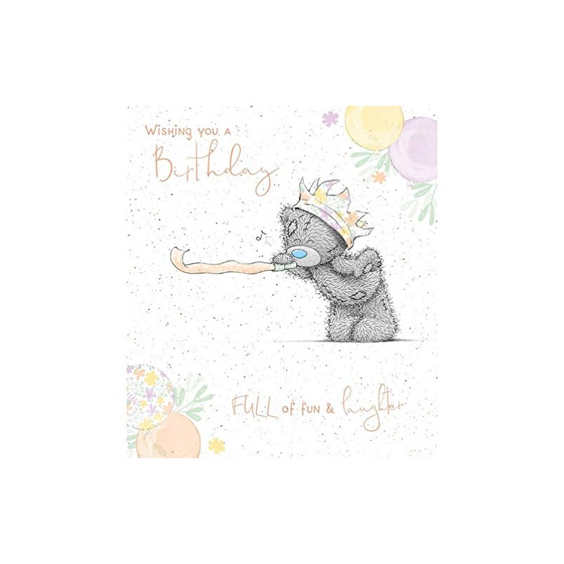 Me To You Bear Birthday Blower Birthday Card