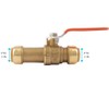 SharkBite 24737LFA 24737LF Slip Ball, Water Valve Shut Off, Push-to-Connect,