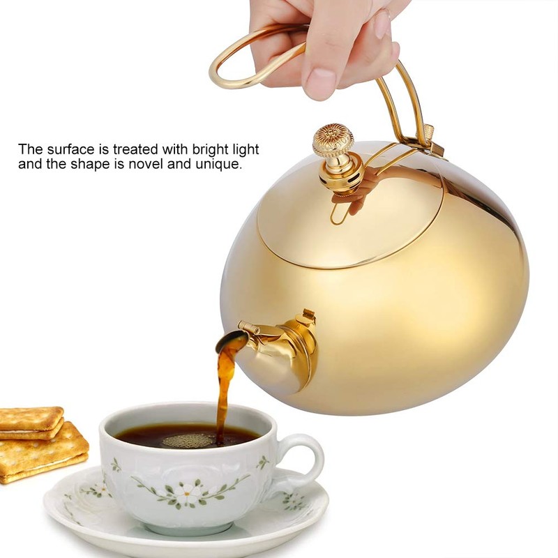 1.5 L Stainless Steel Kettle, Classic Teapot, Induction Cooker, Tea