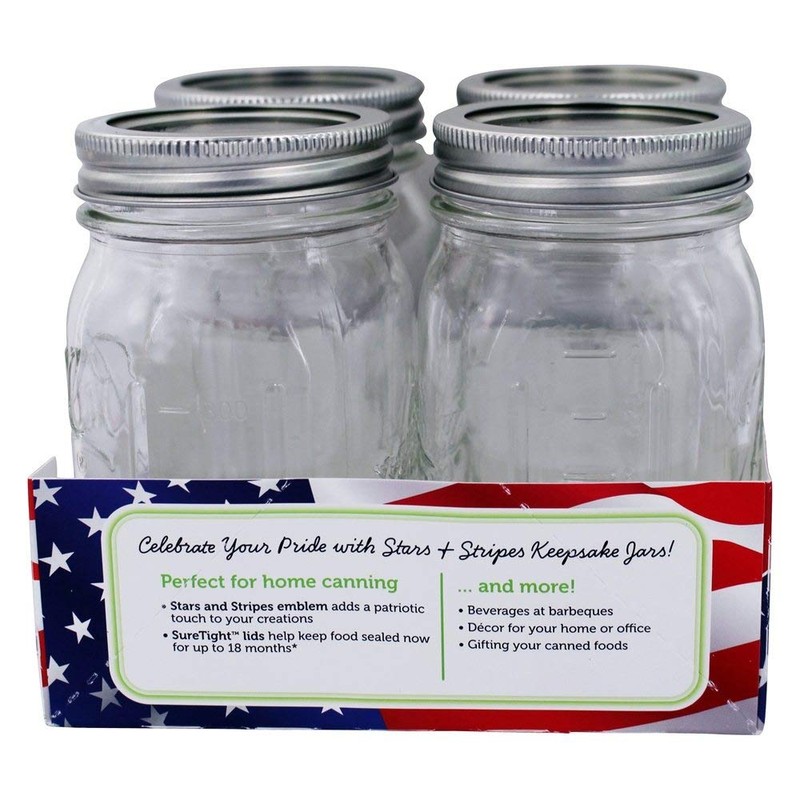Canning Jar Pt Usa4pk