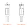 Soil EC Tester Stainless Steel Corrosion Resistant Durable LCD Accurate