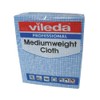 Vileda 106399 Medium Weight Cloth, Blue (Pack of 10)