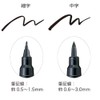 Kuretake XTWM3-15 Beautiful Character Writing Pen, Japanese IV, Medium Point,