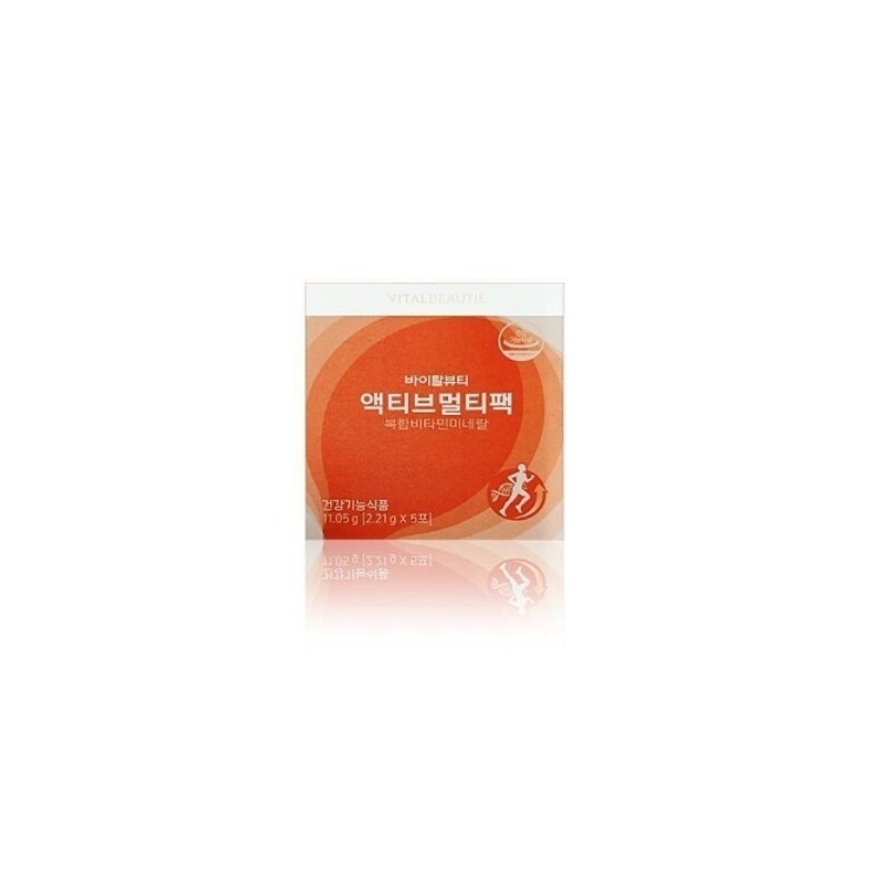 바이탈뷰티 바이탈뷰티 액티브멀티팩 2.21g5포x6개 복합비타민미네랄 (30일분 시음용) Vital Beauty Active