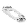 2.5in 63mm Steel Exhaust Flange Flat Oval Split Repair Replacement