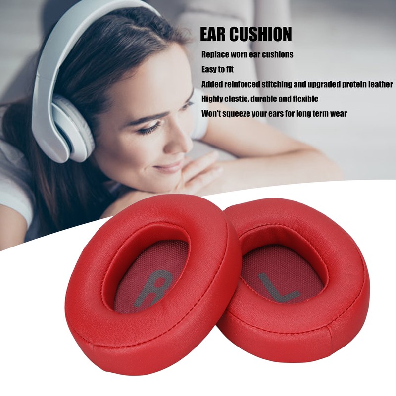 Replacement Ear Pads Soft Protein Leather Memory Foam Noise Isolation