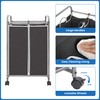 STORAGE MANIAC Laundry Sorter 2 Section, 90 L Gal Laundry
