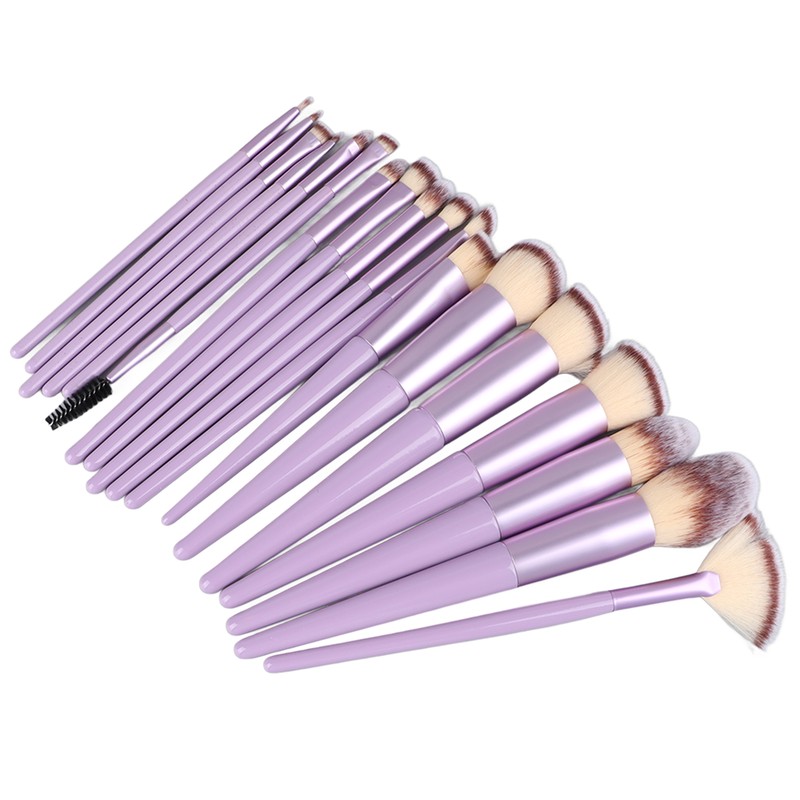 18pcs Makeup Brush Set Artificial Fiber Fashionable Soft Synthetic Cosmetic