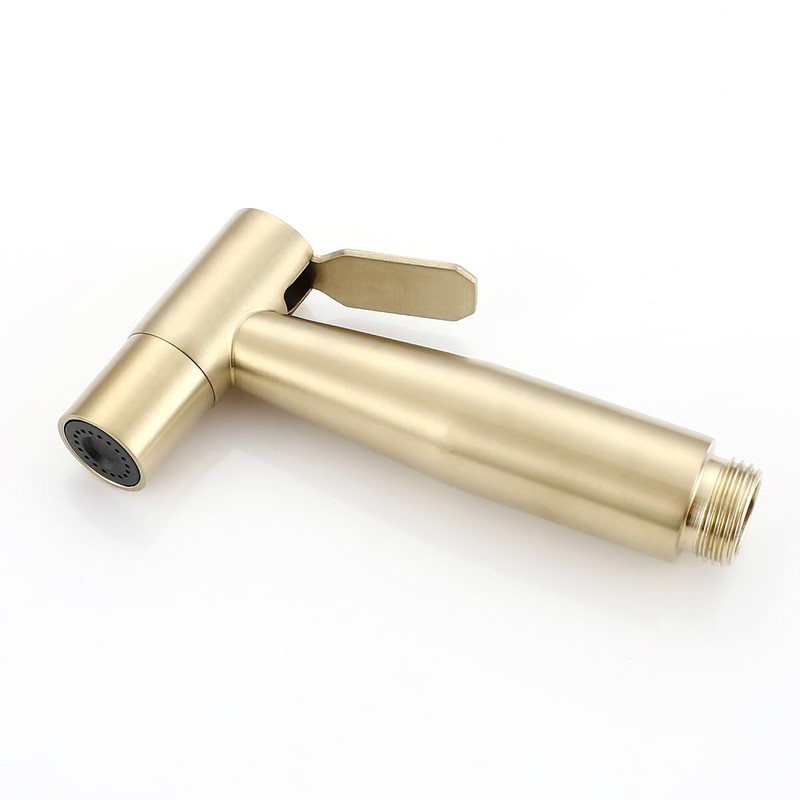 Gaosin Brushed Gold Handheld Bidet Sprayer Warm Water Bidet Hand