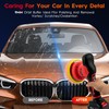 Cordless Car Buffer Polisher Kit with 2x21V Batteries, 6 Inch