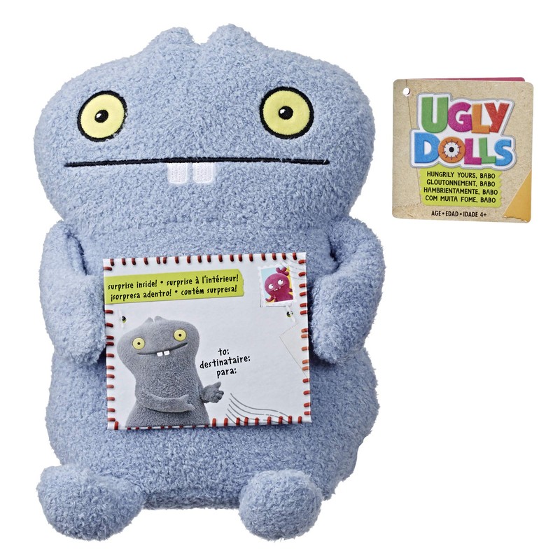 Hasbro Uglydolls Hungrily Yours BABO Stuffed Plush Toy, 10.5" Tall