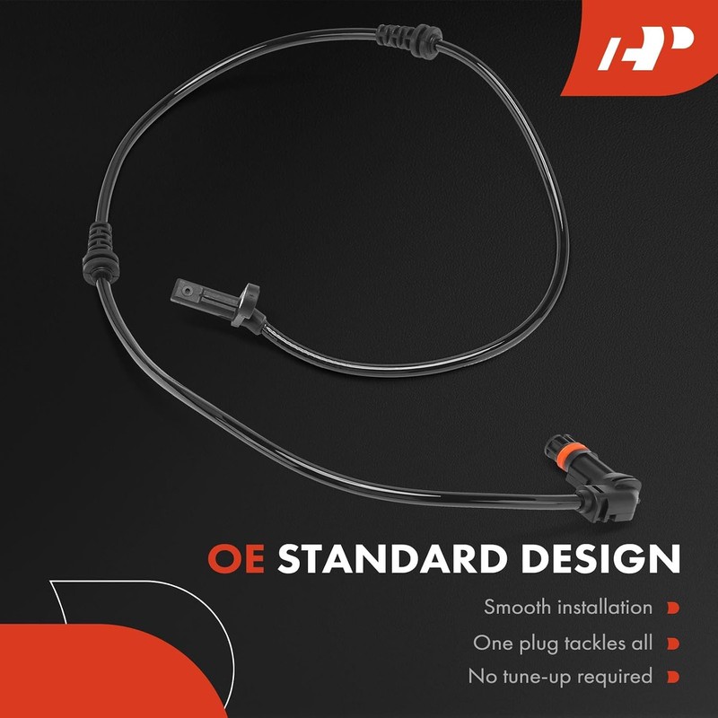 A-Premium Sensor De Velocidad De Rueda ABS Delantero Compatible con