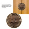 QANYEGN Round Shape Brass Cabinet Handle, Chinese Style Retro Round
