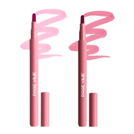 WALULAN Velvet Lip Liner is Waterproof and Smudge-Proof，Providing Velvety Matte Finish. It Combines Lip care, Lipstick, and Lip liner Into One, Creating Long-Lasting Lip, Look with a Peachy Nude Tone