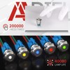 APIELE Push Button Switch 19mm Spot Light Momentary Stainless Steel