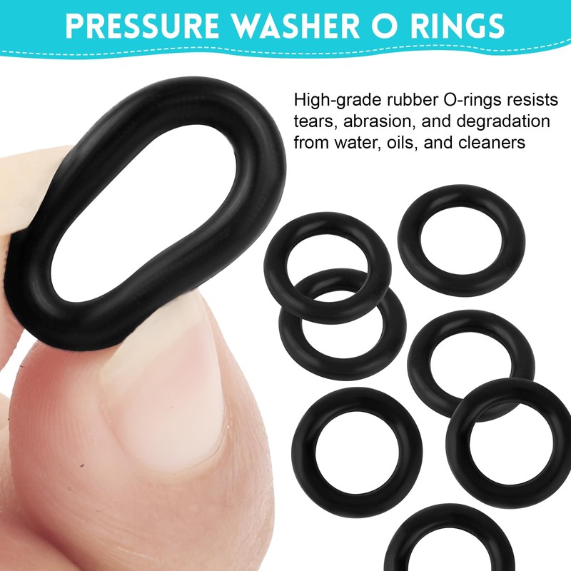 10 Pack Pressure Washer O Rings for 1/4" Quick Connect