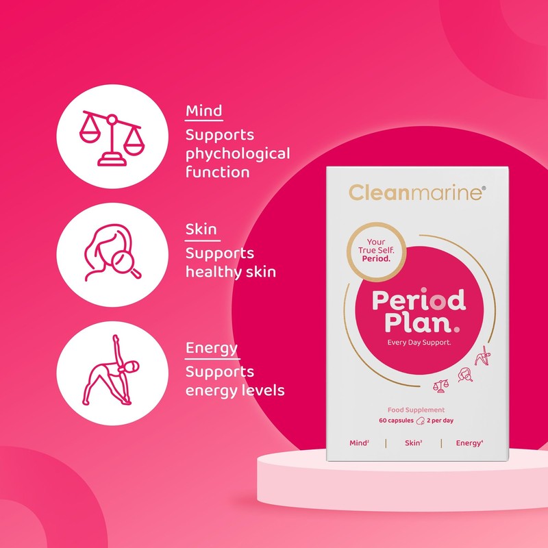 Cleanmarine Period Plan | Unique, All-in-One Blend of Natural Nutrients