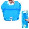 flintronic 10 L Foldable Water Canister (Blue)