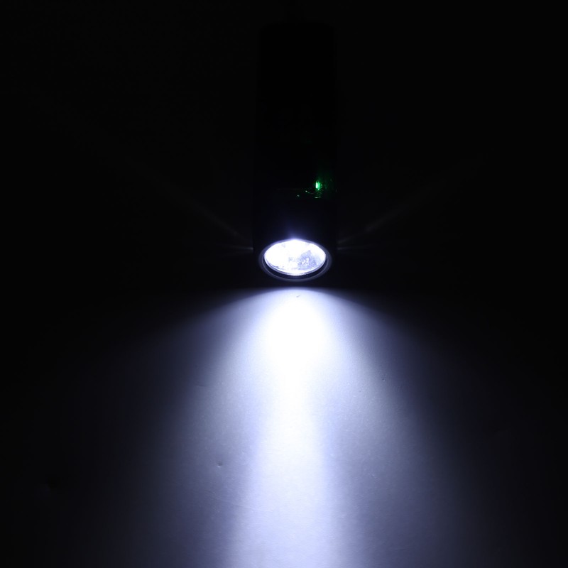 Keychain Flashlight Plastic 2 Lighting Mode Magnetic USB Rechargeable Portable