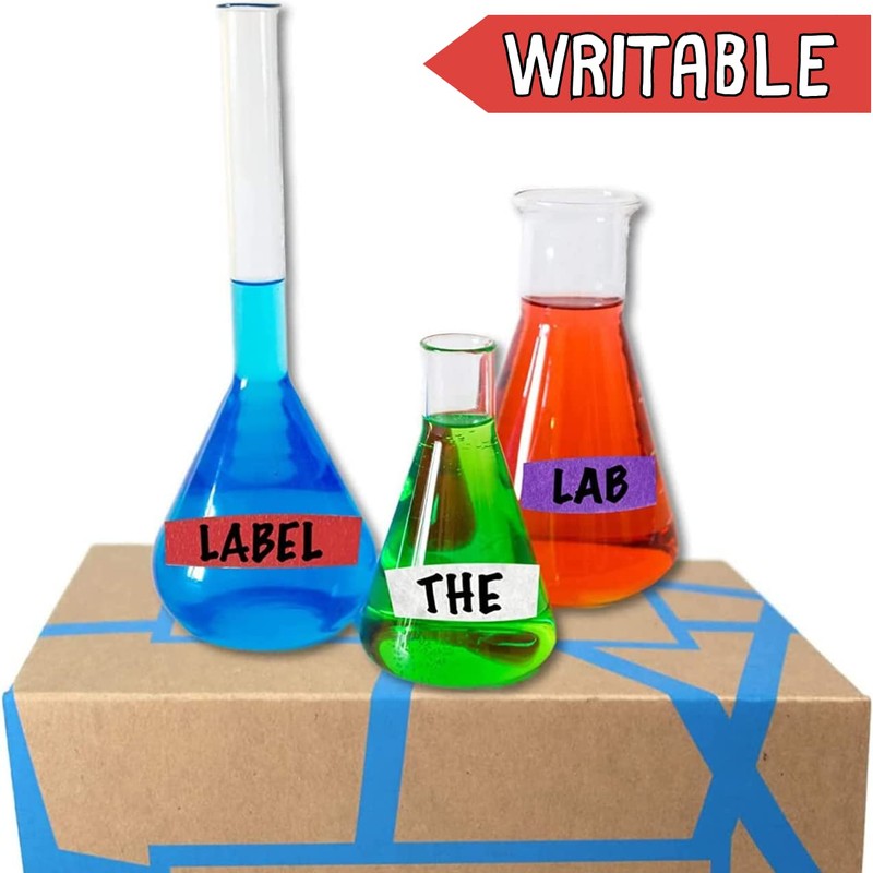 DOAY Colored Masking Tape 1/2" x 15 Yard - Multi