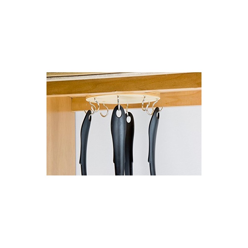 EZ Reach - Under Cabinet Utensil Holder (Baltic Birch Laminate