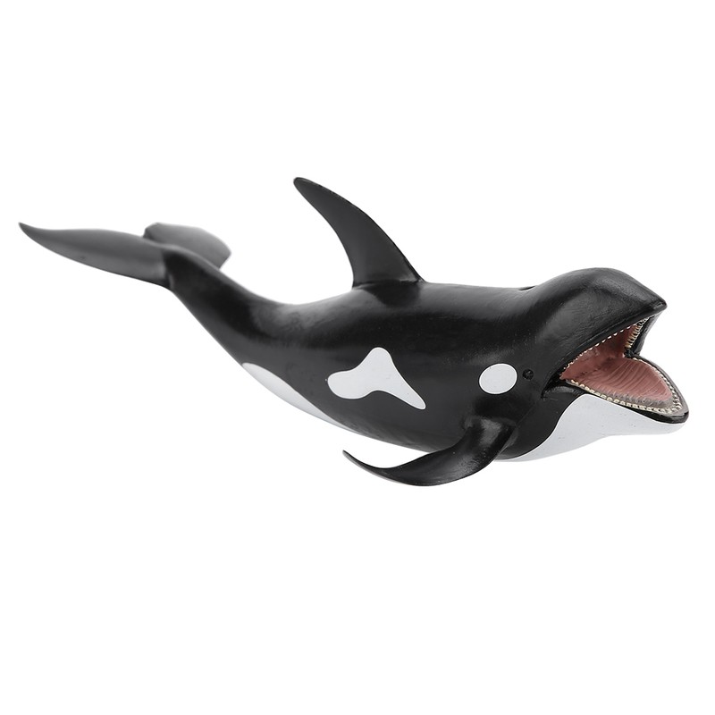 Simulation Whale Miniature Animal Toy Collection Figurine Home Decor Ornament