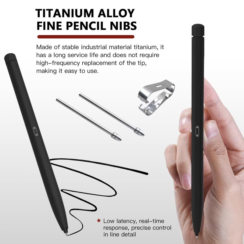 Stylus Pen Replacement Tips Nibs Titanium Alloy Fit for Kindle