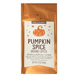 World Market Limited Edition Naturally Flavored Ground Coffee 12oz, 1 Pack (Pumpkin Spice)