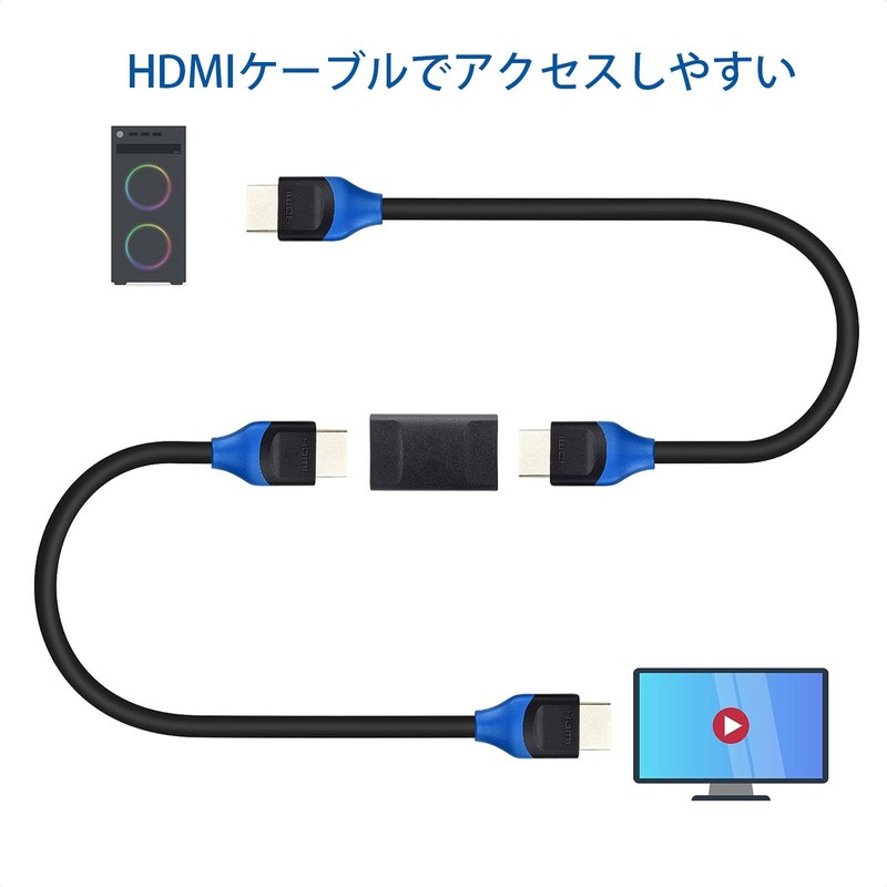 TRkin HDMI Extension Connector HDMI Adapter (Female-Female) 4K 60Hz Extension