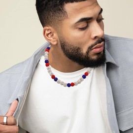 HSWYFCJY Baseball Beaded Chain Necklace for Men Women, Rhinestone Discoball Drip Accessories Lemon Yellow Baseball Necklaces Gifts for Men Inspired Softball Jewelry Gifts 20IN