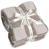 Soft Checkered Throw Blanket, Ultra Cozy Knit Throw Blanket Fluffy