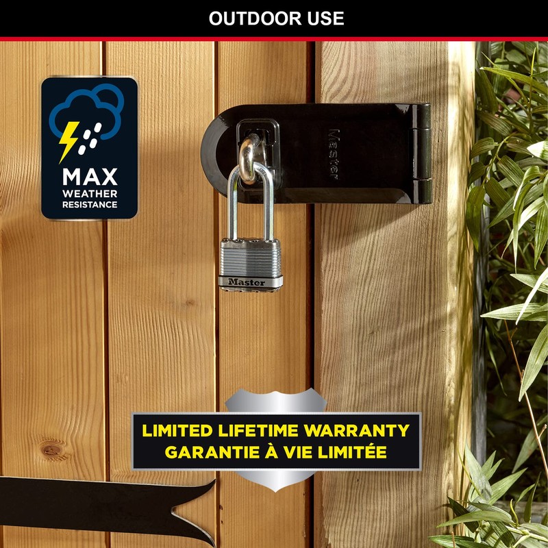 MASTER LOCK Heavu Duty Padlock [Key] [Laminated Steel] [Weatherproof] [XL