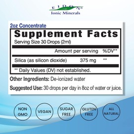 Eidon Ionic Minerals Liquid Silica, Zinc, & Magnesium Drops Variety Pack - Silica, Zinc, & Magnesium Supplements, All-Natural Trace Minerals, No Preservatives or Additives - 2 oz, Pack of 3