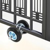 Sliding Gate Kit, 6" Wheels Rolling Gate Hardware Kit with