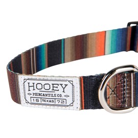 Hooey Nomad Dog Collar, Durable Polyester Webbing Collar with Graphic-Inspired Prints, Navajo Print, Large