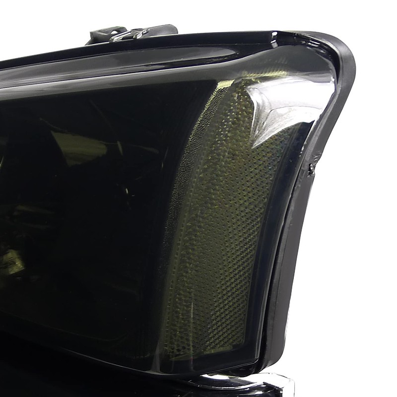 Spec-D Tuning Headlight Smoke + Bumper Lights Lamps W/Clear Reflector